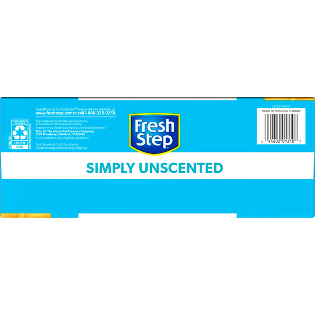 Simply Unscented Clumping Cat Litter, 14 Lbs